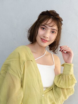アース 溝の口店(HAIR&MAKE EARTH) ゆるふわアレンジ[溝の口/髪質改善/縮毛矯正/白髪ぼかし]