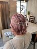 【簡単ヘアアレンジ】巻き髪・ハーフアップ・ポニーアレンジ