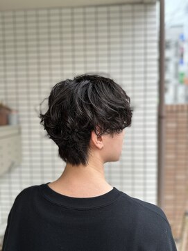 MEN’S HAIR/波巻ツイストスパイラル/フェザーパーマ/船橋