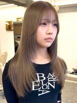 エルヘアメゾン(el. hair maison) 静岡レイヤーカットハッシュカット韓国レイヤーミルクティ