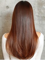 パッション 南中山店(PASSION)&nbsp;上品ブラウン　イルミナカラー大人ロング