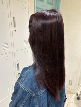 キャパ(CAPA) ブリーチなし透明感カラー×美髪ロング(茅ヶ崎/20代/韓国ヘア)