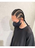 メンズロングヘアコーンロウブレイズ/メンズコーンロウ姫路
