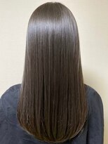 髪質改善 Anthurium 箕面萱野 ☆Beauty BESTスタイル/髪質改善ブルーカラーシースルーバング