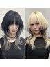 【LEON限定】ウルフカット＋デザインカラー(ブリーチ込み)