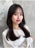 ＊20代30代40代小顔シースルー前髪くびれレイヤーカット韓国ヘア