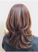 30代40代50代大人ミセスレイヤー韓国風ウルフワンカールくびれ