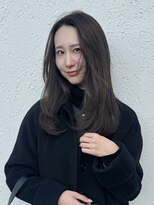 リトルガーデン(Little Garden)&nbsp;ミディアムレイヤー  グレージュ  透明感カラー