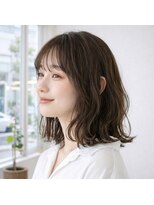 アルー ヘアーデザイン 中山寺店(aluu hair design) ミディアムボブ