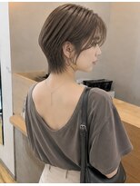 ノア(NOA) 【NOA】ハンサムショート×シースルーバング×ブラウン