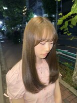 アッシュ 西荻窪店(Ash) 〈ちゅるんカラー〉カット+アッシュ系ブラウンカラー