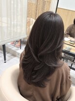 ユニックス ララポート豊洲店(UNIX Salon&Spa)&nbsp;【韓国風レイヤーカット×艶髪】上品なレイヤースタイル