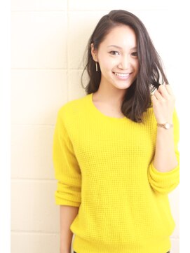 オーロ 武庫之荘店(ORO) 6トーンの暗髪セミディー