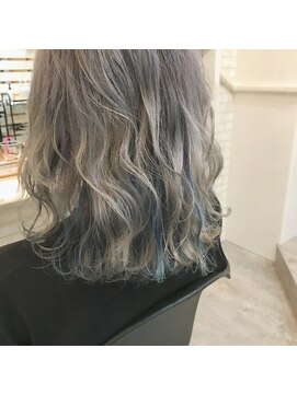 ジオ(gio) ハイトーングレー×インナーブルー