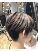 ♯ショート♯人気♯大人可愛い♯高知美容室♯ベージュ♯ブリーチ