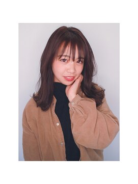 スタイル 成城学園前(STYLE) シースルーバング×モカブラウンカラー