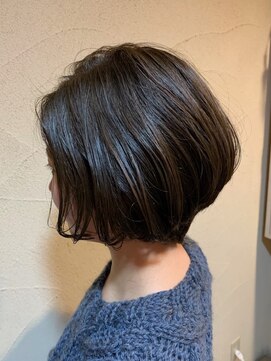 アンソレイユ ヘアー ガーデン(ensoleille hair garden) ショートヘア秋冬マットカラー