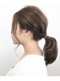 ゆるく束ねて、可愛くおくれげ