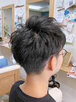 キュアキュア(Cure2) 「メンズパーマ」柔らかショートスタイル