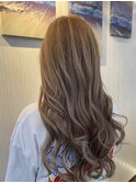 憧れハイトーンロング!!シールエクステ ash beige☆