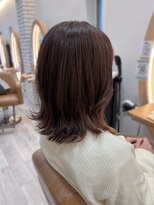 アドラーブル けやき通り店(adorable)&nbsp;韓国風【外ハネミディアム】ピンクインナーカラー　20代30代