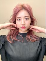 ピークアブー ワン(PEEK-A-BOO ONE)&nbsp;ペールピンク＋韓国風ヘア　松永幸征