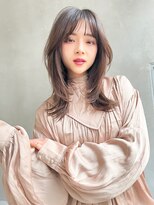 エース (ACE) ACE 横浜 小顔レイヤーカット×透明感オリーブアッシュ