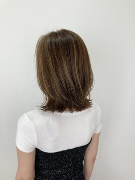 シエル 立川店(CIEL) 【CIEL 佐藤】くびれボブ　スモーキートパーズ