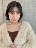 フォルテ 横浜店(FORTE)&nbsp;ロングヘア、グレージュカラー、ココアベージュ、黒髪縮毛