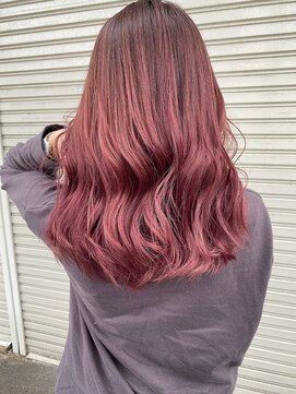 プルメリアドット(Plumeria.) pink × long