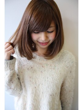 トゥーリ 筑紫野店(tuuli) tuuli☆30代40代ペールベージュ切りっぱなしボブ　58