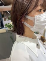 カフカ(CAFCA)&nbsp;切りっぱなしボブ/インナーカラー