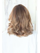 ヘアーパーク マンボ(HAIR PARK MAMBO) シャドールーツ 透け感 ミディアム【hair park MAMBO 豊田】