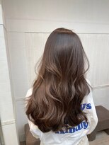 ナンバー ブラオ 名古屋栄(N° blao)&nbsp;エギョモリ　レイヤーカット　ショコラブラウン