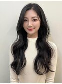 髪質改善黒髪ロング