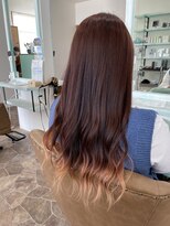 ヘアーディア みどり店(Hair...DiA)&nbsp;裾カラー/オレンジブラウン/オレンジベージュ[伊勢崎]