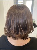大人切りっぱなしボブ