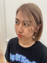 サラ ビューティー サイト 古賀店(SARA Beauty Sight)&nbsp;【ハイトーン】10代20代/ミルクティーベージュ/ホワイトブロンド