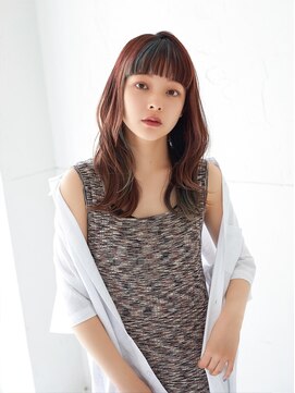 ラフィスヘアー シャルム 渋谷店(La fith hair charme) 【La fith】マロンベージュ×前髪インナーカラー×ダブルカラー