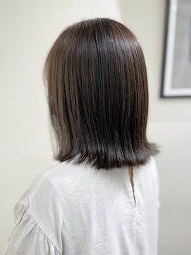 ヘアー ホスピタル ソアン(hair hospital soan) ぱつっとボブ☆外ハネ☆ラベンダーグレージュ