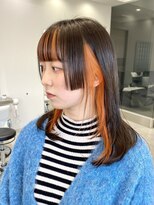 イリ(iLi) 【iLi×SAKI】姫カット/オレンジインナー