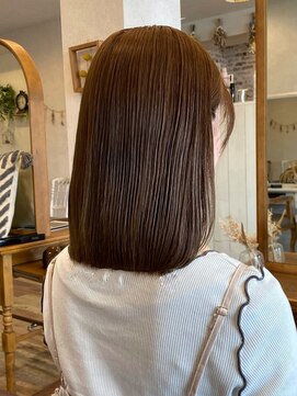 ミルティ(Myrtille) Myrtille☆肩上ボブ×ミルキーベージュ