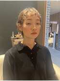 少し踏み込んだショートパーマ!/ハイトーンカラー