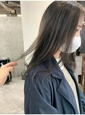 【ブリーチなしダブルカラー】透け感グレージュ★