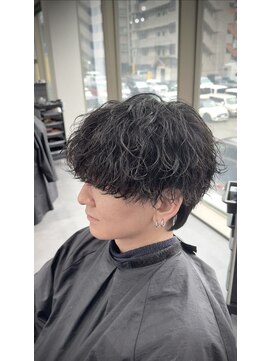 ザ ホワイトノート(The WHITE NOTE) マッシュウルフ×緩め波巻きスパイラルパーマ
