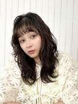 ネオリーブアイム 横浜西口店(Neolive aim)&nbsp;パーマ風スタイリング 顔周りレイヤー【横浜】k