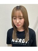 韓国風レイヤーカット・ハッシュカット
