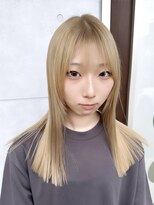 イブヘアー(eve hair)&nbsp;◎切りっぱなし/ロング/ハイトーン/ブロンド/金髪