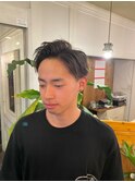 メンズアップバング