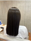 秋冬の艶髪ストレート×髪質改善トリートメント ブラウン